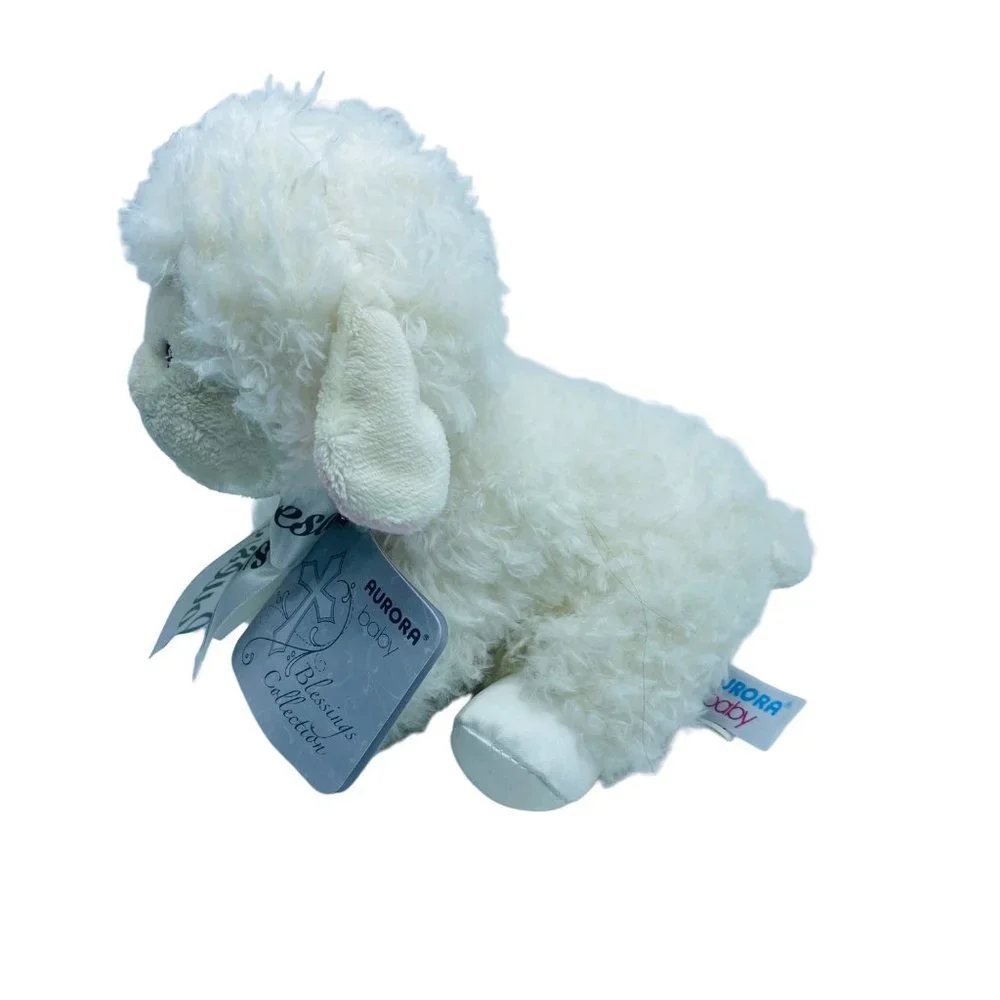 Aurora World Baby‎ Lamb Plush NWT Stuffed Animal Blessings Collection 8